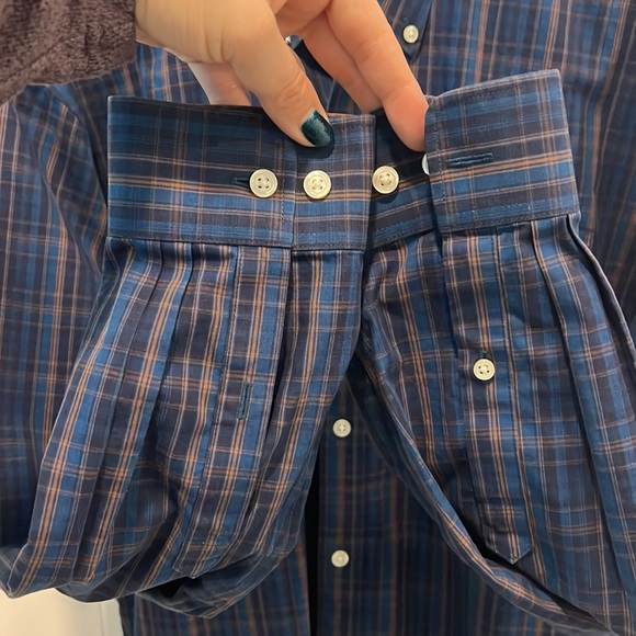 🇺🇸 Eddie Bauer wrinkle free button up shirt size large - Picture 7 of 10